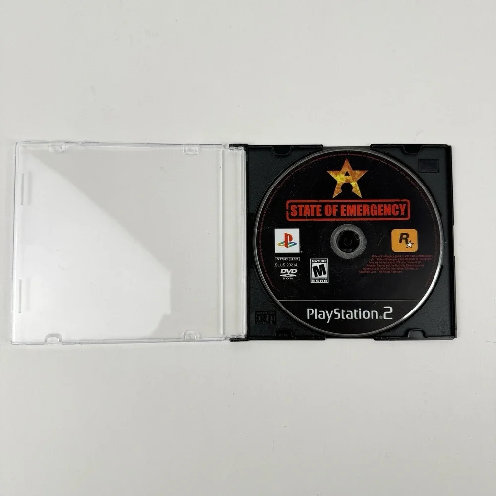 State of Emergency (Sony PlayStation 2 PS2) Disc Only Tested Working